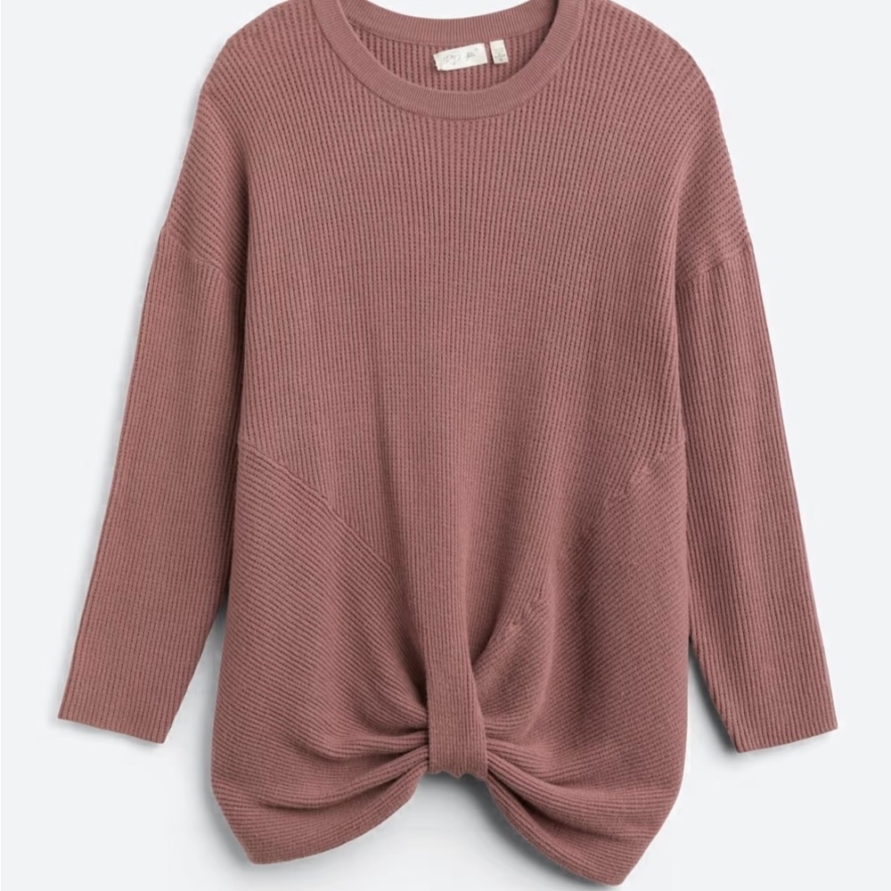 RD Style Women's Dusty Rose/Mauve Crew Neck Sweater NWT